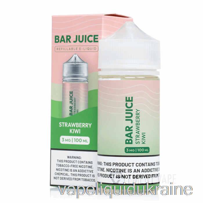 Vape Ukraine Strawberry Kiwi - Bar Juice - 100mL 0mg